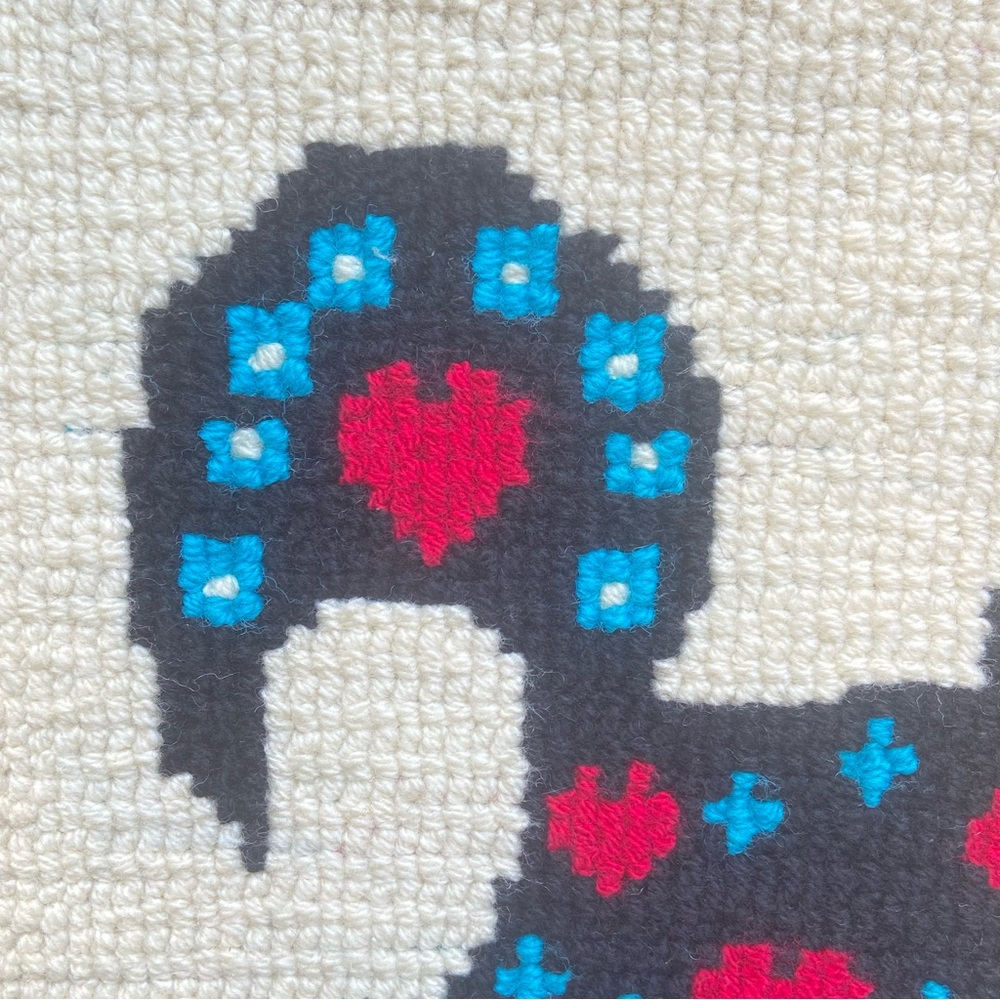 Vintage Portugal Rooster Textile Wall Hanging Folk Art - Picture 7 of 14